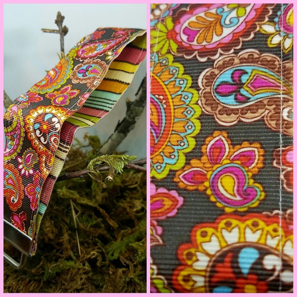 BUNDLE TO SAVE!  Paisley Ribbon Keychain